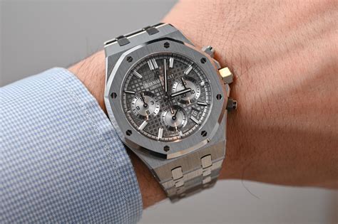 audemars piguet royal oak chronograph black|royal oak selfwinding chronograph price.